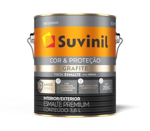 Suvinil Esmalte Premium Cor & Proteção Grafite